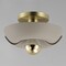 Maxim Lighting Poppy 12'' Flush Mount, Silver Gold/Satin Brass 11390SGSBR - alternate 2